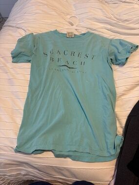 PacSun Seacrest Beach Short Sleeve Tee in Light Aqua